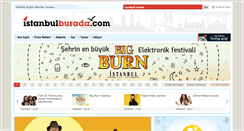 Desktop Screenshot of istanbulburada.com