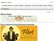 Tablet Screenshot of istanbulburada.com